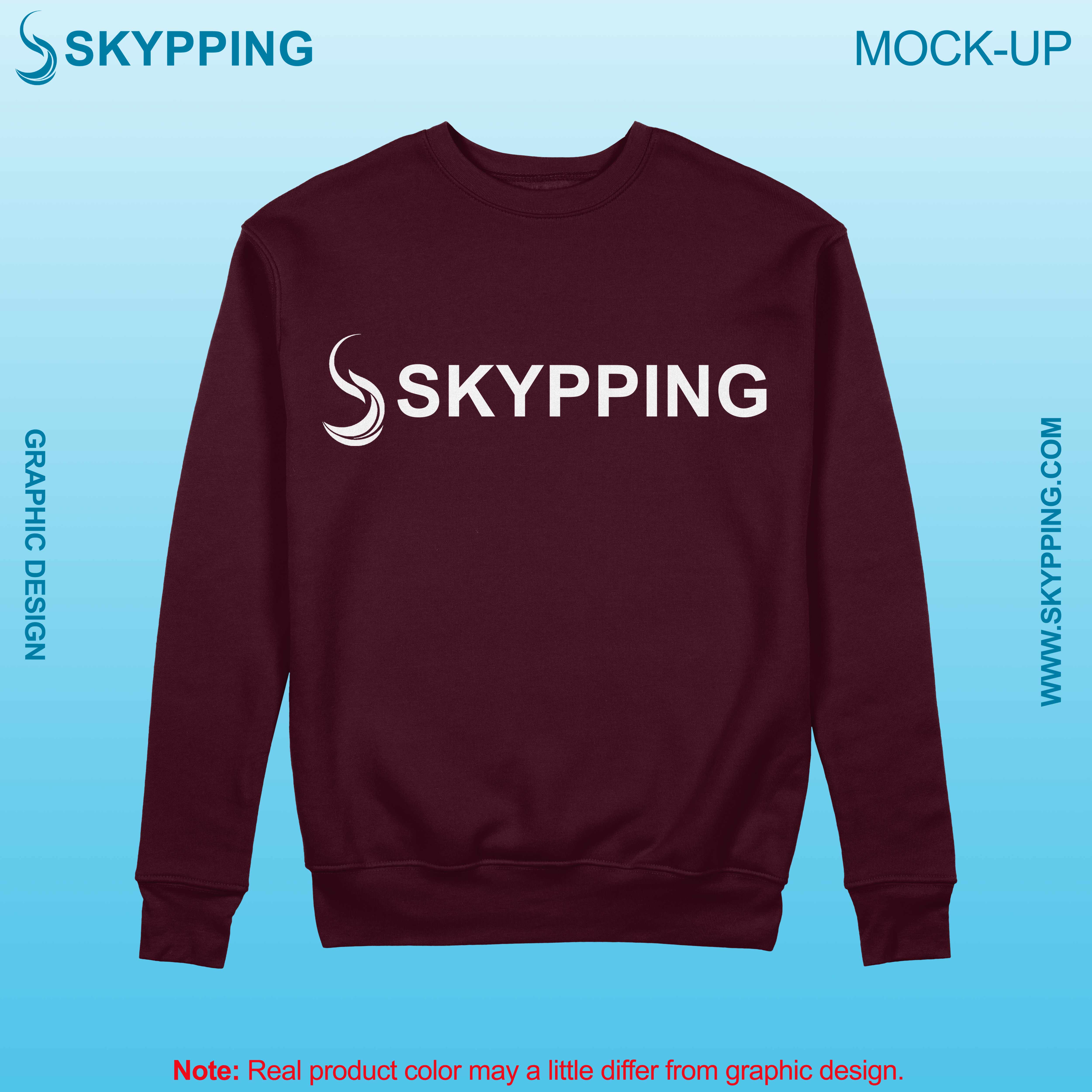 Sweatshirt with set-in style sleeve